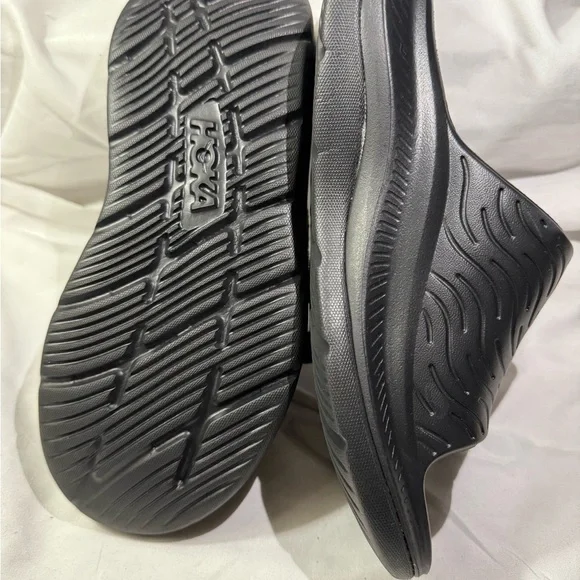 Hoka Ora Luxe Women’s Black Recovery Slide Women’s Size 6 - Picture 5 of 6